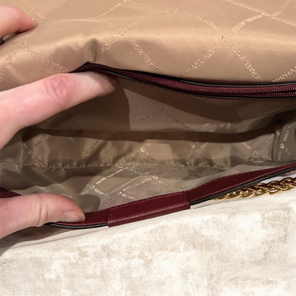 Michael Kors Burgundy Crossbody Bag NTOW - Picture 4 of 4